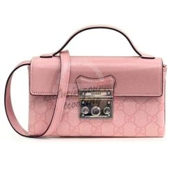 High quality Gucci Padlock Mini Bag Pink in Texas